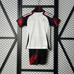 Conjunto Infantil Flamengo Away II 25/26 - Branco ... - Tailandesas Atacado