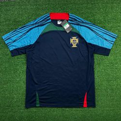 Camisa Portugal 23/24 - Azul Marinho (manga azul) ... - Tailandesas Atacado
