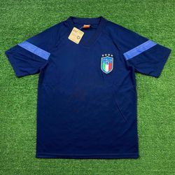 Camisa Itália 22/23 - Escudo Dourado - Azul Marinh... - CATALOGO