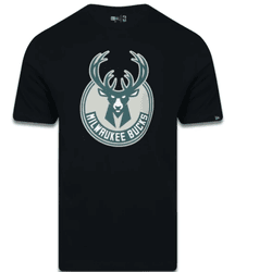 Camiseta Milwauker Bucks Preta New Era - 6131332700 - 775 Franca