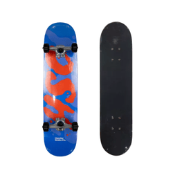 Skate Montado Iniciante Serie Jungle Roxo/Azul Hondar - 4380... - 775 Franca