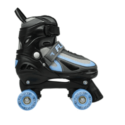 Patins Quad Flash Ajustavel Infantil Azul Traxart 4 Rodas Ab... - 775 Franca