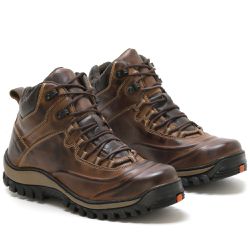 Bota Coturno Masculino Adventure Militar Trilha Em Couro - FRANBOOTS | Calçados em Couro