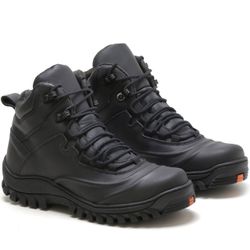 Bota Coturno Masculino Adventure Militar Trilha Em Couro - FRANBOOTS | Calçados em Couro