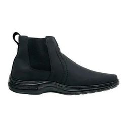 Botina Bota Masculina Chelsea Leve Macia Confort Preta - FRANBOOTS | Calçados em Couro