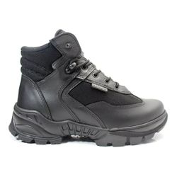 Coturno Couro Legitimo- Bota Tática Militar Pm Cano Curto - FRANBOOTS | Calçados em Couro