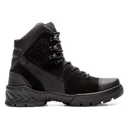 Bota Cano Longo Troller Preto Nobuck - FRANBOOTS | Calçados em Couro