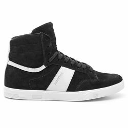 TÊNIS LANDFEET SKATE VINTAGE PRETO-BRANCO - FRANBOOTS | Calçados em Couro