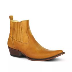 BOTINA MASCULINA COURO LATEGO TAN - SV202326 - FRANCABOOTS 