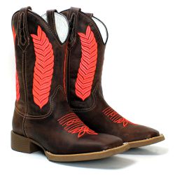 BOTA TEXANA FEMININA FRANCA BOOTS RECORTES A LASER... - FRANCABOOTS 