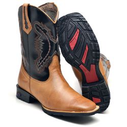 BOTA TEXANA COUNTRY MASCULINA BORDADA - LINHA ECO ... - FRANCABOOTS 