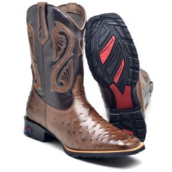 BOTA TEXANA COUNTRY MASCULINA BORDADA - LINHA ECO ... - FRANCABOOTS 