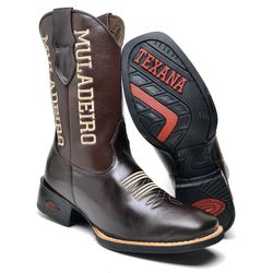 BOTA TEXANA COUNTRY MASCULINA BORDADA - LINHA ECO ... - FRANCABOOTS 