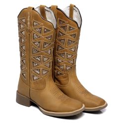 BOTA TEXANA FRANCA BOOTS HOOPER FEMININA COM RECOR... - FRANCABOOTS 