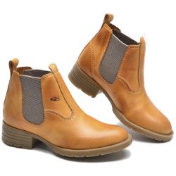 BOTINA INFANTIL COUNTRY EM COURO BEGE - CL202102 - FRANCABOOTS 