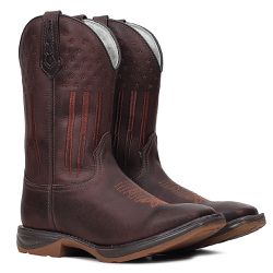 BOTA TEXANA FRANCA BOOTS MASCULINA AMERICANA COURO... - FRANCABOOTS 