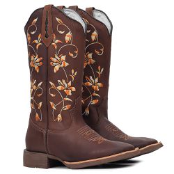 BOTA TEXANA FRANCA BOOTS BORDADA FLORAL HOPPER - ... - FRANCABOOTS 