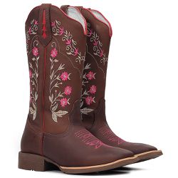 BOTA TEXANA FRANCA BOOTS BORDADA FLORAL HOPPER - ... - FRANCABOOTS 