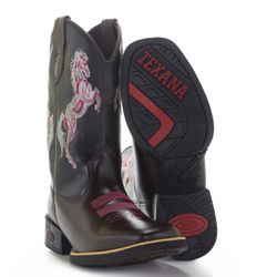 BOTA TEXANA COUNTRY FEMININA BORDADA - LINHA ECO ... - FRANCABOOTS 