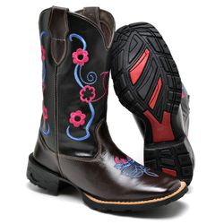 BOTA TEXANA COUNTRY FEMININA BORDADA - LINHA ECO -... - FRANCABOOTS 