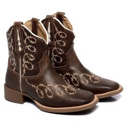 BOTA TEXANA FRANCA BOOTS FEMININA BORDADA ARAME FB... - FRANCABOOTS 