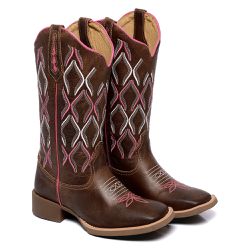 BOTA TEXANA FRANCA BOOTS FEMININA BORDADA FB2258 -... - FRANCABOOTS 