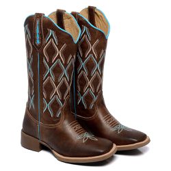 BOTA TEXANA FRANCA BOOTS FEMININA BORDADA FB2262 -... - FRANCABOOTS 