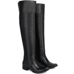 BOTA FEMININA OVER THE KNEE CANO LONGO COURO LEGÍT... - FRANCABOOTS 