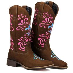 BOTA TEXANA FEMININA LANÇAMENTO COURO - E601930 - FRANCABOOTS 