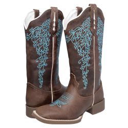 BOTA TEXANA HOPPER FEMININA BORDADA - FRANCA BOOTS... - FRANCABOOTS 