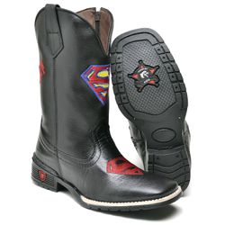 BOTA TEXANA COUNTRY INFANTIL BORDADA SUPER HERÓIS ... - FRANCABOOTS 