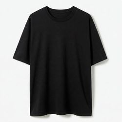 Camiseta Masculina Oversized Preta - OVERPRETO - FRANCA DISTRIBUIDORA