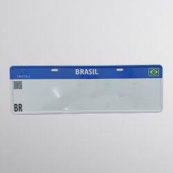 Placa de Carro (Unidade) - 0002 - Franca Placas Mercosul