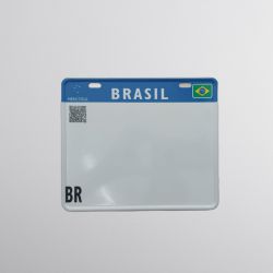 Placa de Moto (Unidade) - 0003 - Franca Placas Mercosul