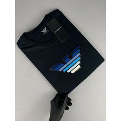 CAMISETA ARMANI, RECORTADA,MASCULINA 