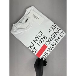 TSHIRT MALHA ITALIANA CK - 9617 - FRANCO OUTLET
