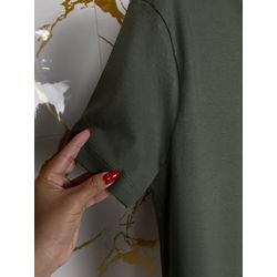 CAMISETA COTTON COM ELASTANO - 250004 - FRANCO OUTLET