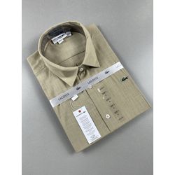 CAMISA SOCIAL MANGA CURTA LINHO LCO - 30121 - FRANCO OUTLET