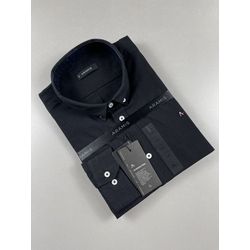 CAMISA SOCIAL MANGA LONGA AMS - 30112 - FRANCO OUTLET