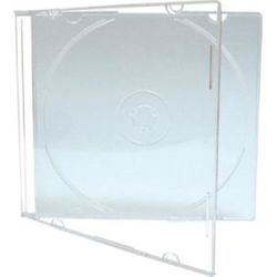 Box CD Acrílico Super Slim - Transparente C/100UN. - FRANMIDIAS