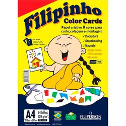 CREATIVE FILIPINHO COLOR CARDS 120GR 24FLS - FRANMIDIAS
