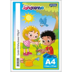 PAPEL SULF. 120GR. 210X297 A4 50FLS - JANDAIA - FRANMIDIAS