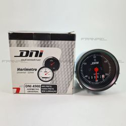 Horímetro Bivolt Aro Preto 52mm Bivolt Universal D... - Franpel Distribuidora de Peças Automotivas