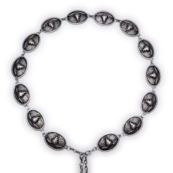 Cinto Feminino Todo Em Metal Cav. De Boi - frc 01 - FRC BOTAS TEXANAS