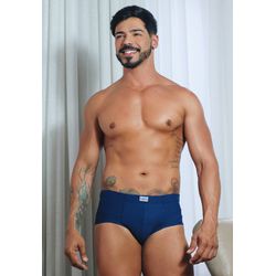 Slip Frelith Trabalhada Lisa - AZUL MARINHO - FRELITH