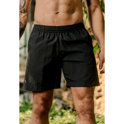 Bermuda Fitness Masculina Frelith Tactel - PRETO - FRELITH