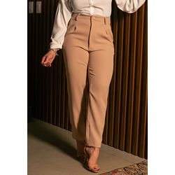 Calça Alfaiataria Frelith - NUDE - FRELITH