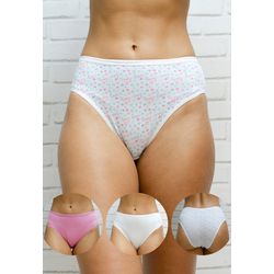 Kit 3 Calcinhas Frelith Love Rosa e Branco - ESTAM... - FRELITH