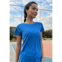 T-shirt Fitness Frelith New Trip - AZUL - FRELITH