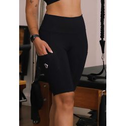 Bermuda Fitness Frelith Recorte com Bolso em Micro... - FRELITH